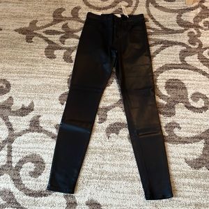 L’AGENCE MARGUERITE NWT Size 30 High Rise Skinny Black Coated